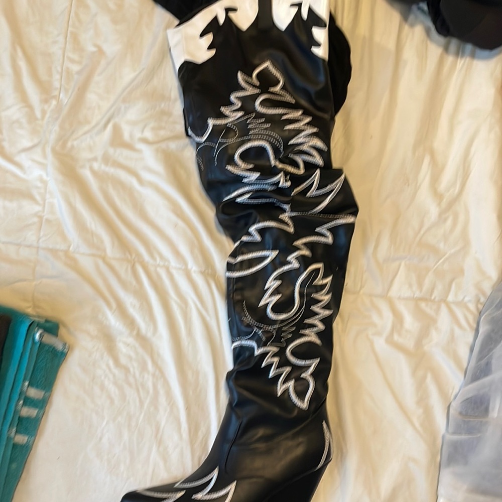 Cape Robbin thigh high slouch boots